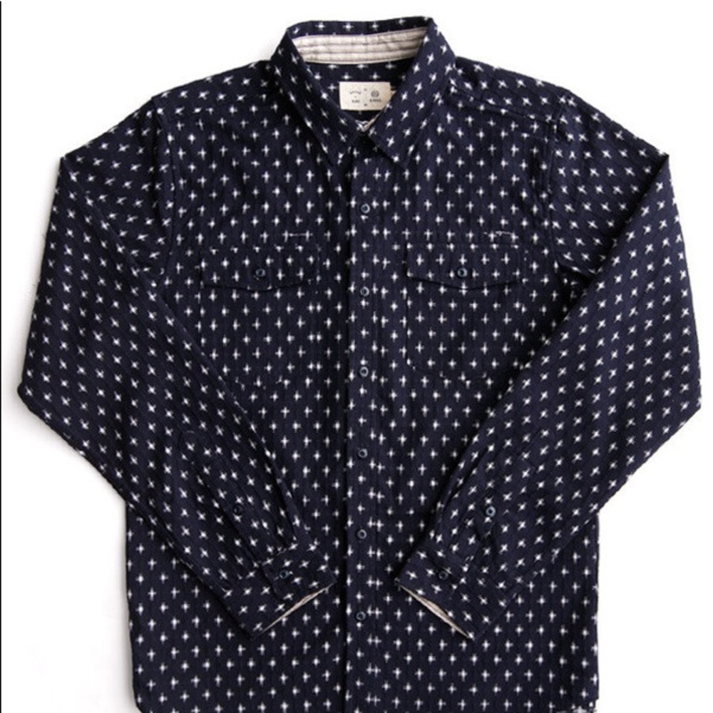 Bridge & Burn Senjo Indigo Kasuri Cross